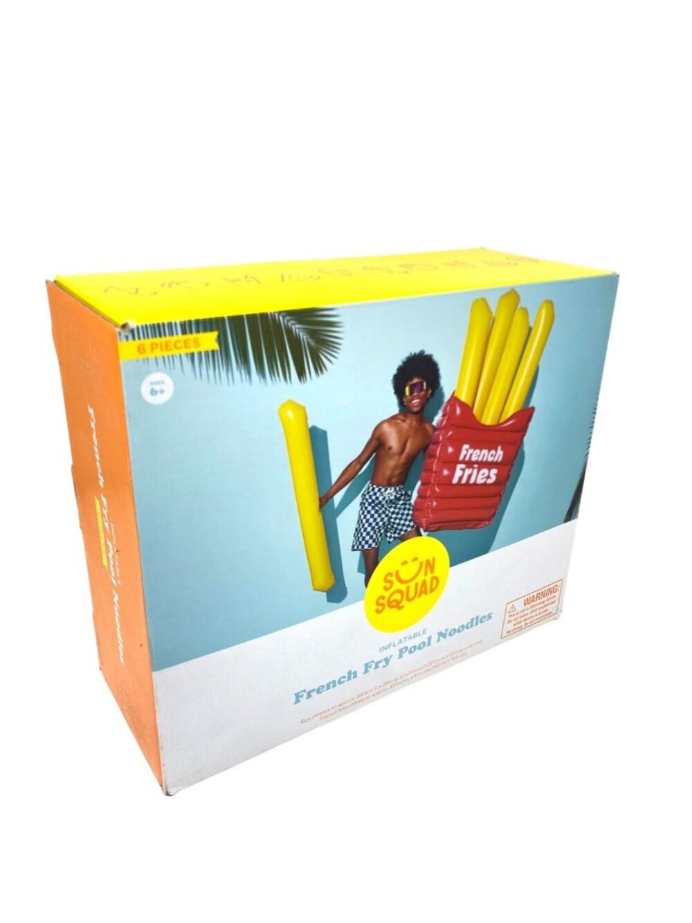 Target French Fry Novelty Float Sun Squad™ Yellow/Red Water Inflatable Toy PVC